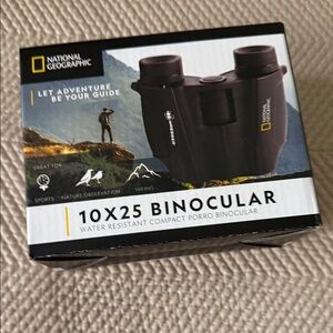 National Geographic Black Compact Binoculars - 10x25